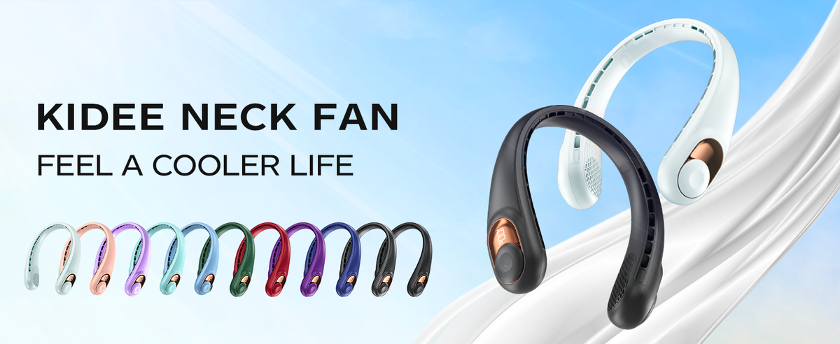 KIDEE bladeless neck fan portable wearable cooling device

KIDEE USB rechargeable neck fan with 3 speeds

KIDEE hands-free personal fan with 4000mAh battery

KIDEE quiet bladeless fan for outdoor and indoor use

KIDEE wearable neck fan 360 airflow personal cooler

KIDEE portable neck fan for travel, gym, office

KIDEE bladeless cooling fan for summer heat relief

KIDEE lightweight neck fan safe for kids and elderly
